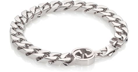 gucci silver bracelet for men.